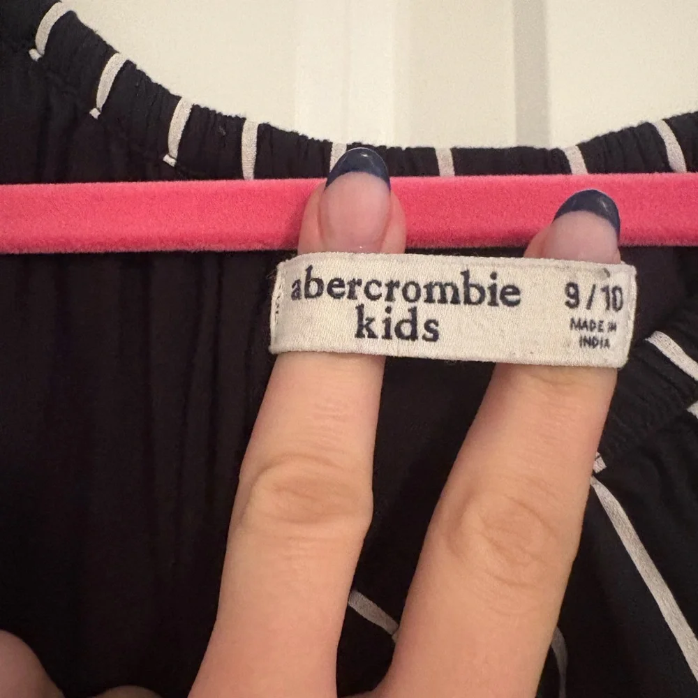 Black and White Striped Jumpsuit - Picture 3 of 3